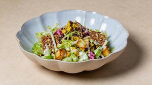 Halloumi & Corn Salad - Around The Block al-ain