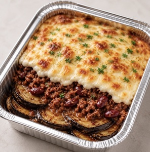 Eggplant Moussaka Bechamel - MAMAMEZA abu-dhabi