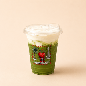 Salted Vanilla Foam Matcha - Skosh abu-dhabi