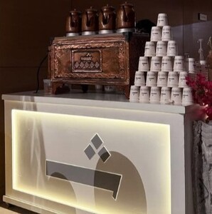 Catering Cart for 100 Cups - Sheen Tea شين للشاي abu-dhabi