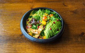 Halloumi Glow Bowl - Next Door Street dubai