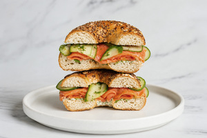 Nordic Smoked Salmon Bagel - Blacksmith  abu-dhabi