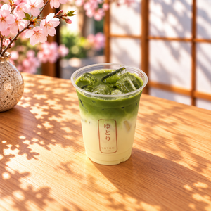 Iced Mango Matcha - Yutori Cafe dubai