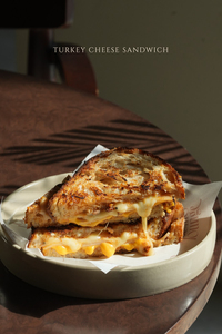 Grilled Turkey Cheese Sandwich  - Como Lounge Dubai dubai
