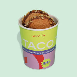 Ice Cream Taco Bucket - Cocolily Chocolates ras-al-khaimah