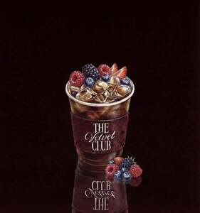 Iced V60 berry tobacco - The Velvet Club Cafe abu-dhabi