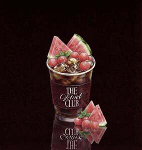Iced V60 Watermelon - The Velvet Club Cafe abu-dhabi