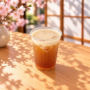 Peach Iced Tea - Yutori Cafe dubai