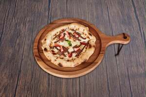 Kinder chocolate pizza - Wolves Cafe sharjah