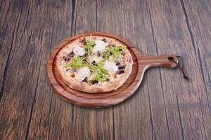 Truffle Mushroom pizza - Wolves Cafe sharjah