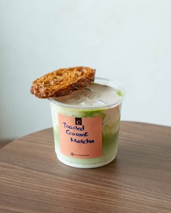 Toasted Croissant Matcha - CRMBS Bake House dubai