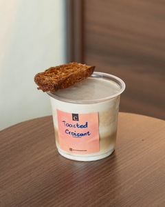 Toasted Croissant Latte - CRMBS Bake House dubai