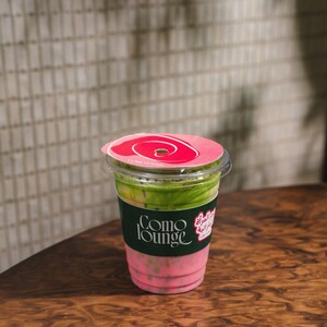 Rose Matcha Latte  - Como Lounge al-ain