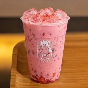 Strawberry Milkshake ميلك شيك فراولة - Otaku Cafe ras-al-khaimah