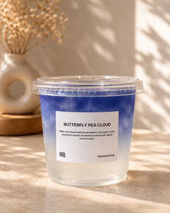 Butterfly Pea Coco Cloud - Hooq Cafe dubai