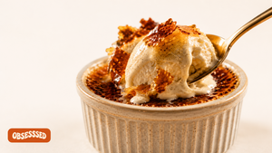 Creme Brulee Ice Cream - Obsesssed Cafe dubai