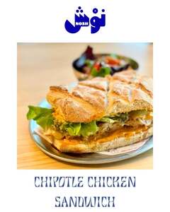 Chipotle Grilled Chicken Sandwich - Nosh Cafe abu-dhabi