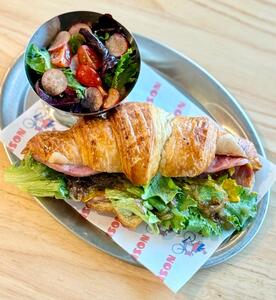 Turkey Ham & Cheese Sandwich - Nosh Cafe abu-dhabi
