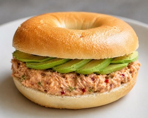 Spicy Tuna Avocado Bagel - Tino dubai