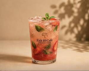 Strawberry Mojito - Exit 10 Cafe sharjah