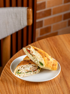 Smoked Turkey Wrap - Exit 10 Cafe sharjah