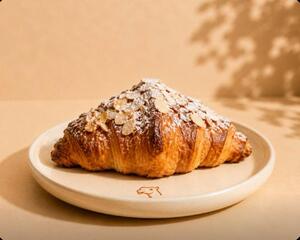 Almond Croissant  - Exit 10 Cafe sharjah