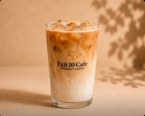 Hot Spanish Latte - Exit 10 Cafe sharjah