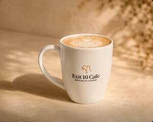 Flat White - Exit 10 Cafe sharjah