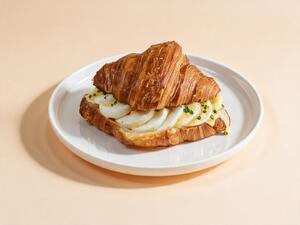 Eggs Benedict Croissant - Around The Block al-ain