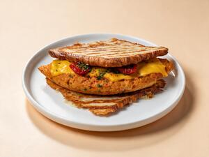 Shakshouka Pressed Croissant - Around The Block al-ain