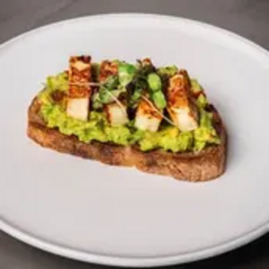 Avocado Halloumi with Sourdough - Nthr Bakery sharjah