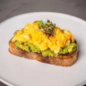Scrambled Egg with Avocado - Nthr Bakery sharjah