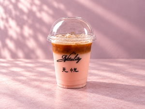 Rose Latte · 520 ml - Vitality Cafe sharjah