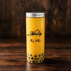 Mango Bubble Milk Tea - Vitality Cafe sharjah