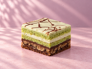 Pista Chocolate Cake Slice - Vitality Cafe sharjah