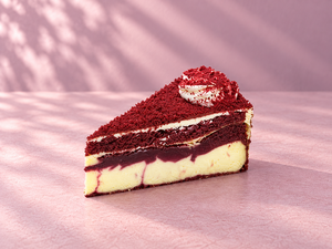 Red Velvet Cheesecake - Vitality Cafe sharjah