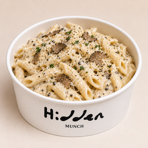 Creamy Truffle Penne Pasta - Hidden Munch dubai