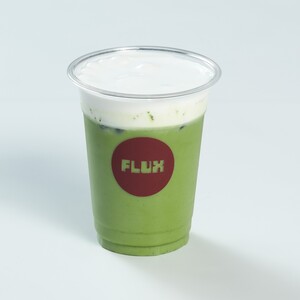 Matcha Latte With Foam - Flux ajman