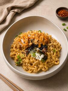 Chicken Carbonara Ramen - Brown Dose sharjah