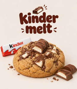 Kinder Melt Cookies - The Sip Club abu-dhabi