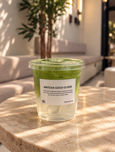 Matcha Coco Cloud - Hooq Cafe dubai