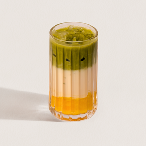 Mango Matcha Sunrise - Taken Cafe dubai
