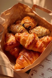 Chocolate Croissant  - Roud  dubai