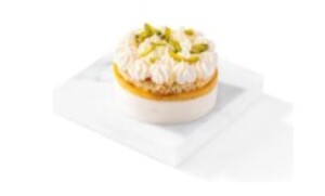 Mango Passion Fruit Cake - Crane Cafe MBZ City abu-dhabi