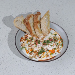 Labneh On Toast - Crane Cafe MBZ City abu-dhabi