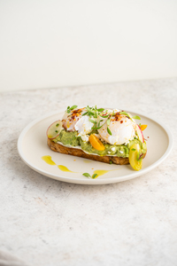 Avocado Toast with Poached Eggs - Rain abu-dhabi