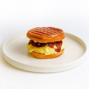 Beef Bacon Egg Bun - SHOT Khalifa City abu-dhabi