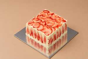 Raspberry Layered Cake - Town Bakery dubai