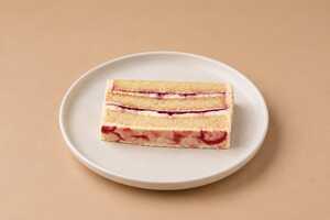 Raspberry Layered Cake Slice - Town Bakery dubai