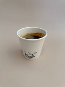 Hot Americano - Typing Coffee Shop al-ain